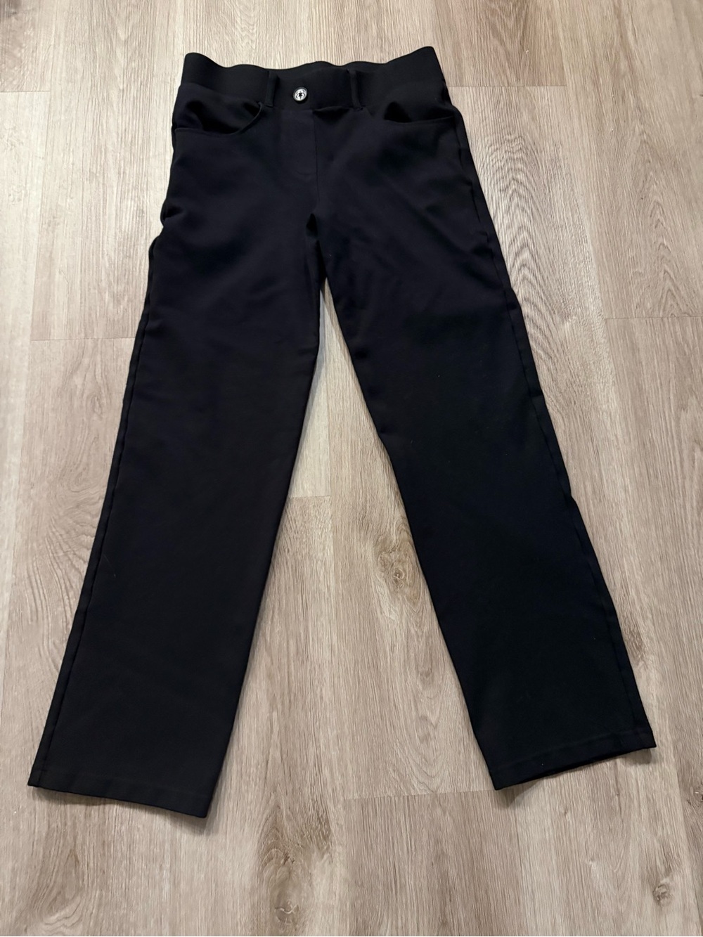 Women’s  Black Straight-Leg Performance Pants